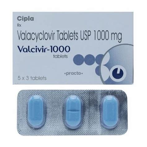 Cipla Valcivir 500 Mg Tablets Valavyclovir Tablet Packaging Type