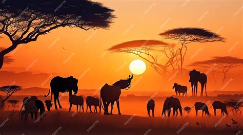 Premium AI Image | savanna africa safari