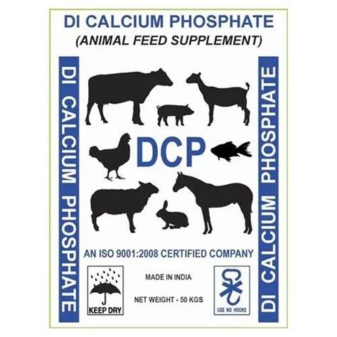 Powder Di Calcium Phosphate For Poultry Feed 25 Kg HDPE Bag At Rs 60