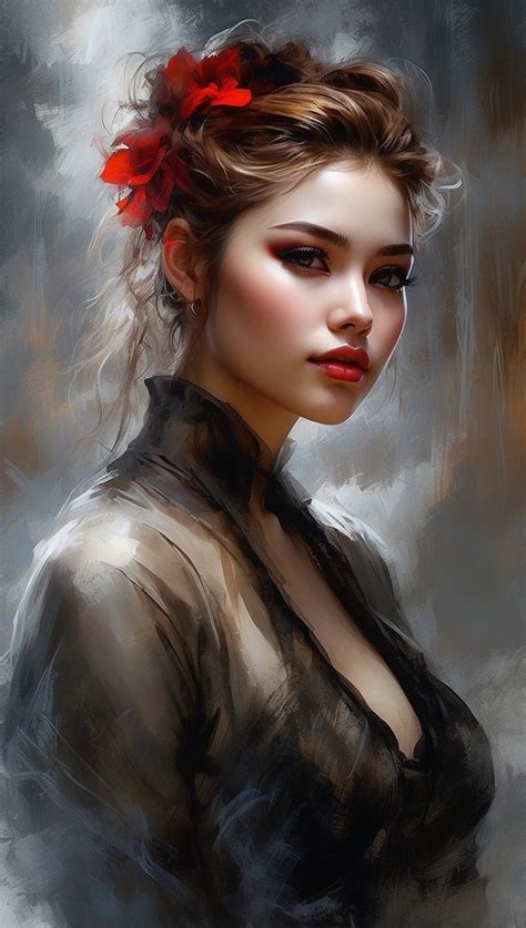 Pin By Reinachan On Pins Criados Por Voc In Portrait Painting