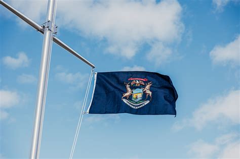 State Of Michigan Flag Peninsula Gear