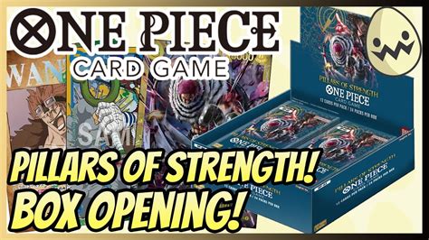 One Piece Card Game Pillars Of Strength Op Box Opening Youtube