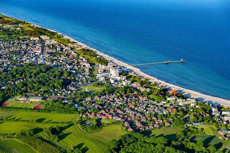 Luftbild Gr Mitz K Sten Landschaft Am Sandstrand Der Ostsee In