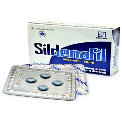 Thuốc Sildenafil 50Mg trị rối loạn cương dương