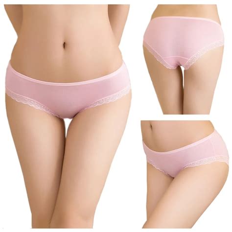 Modal Sexy Lingerie Panties Underwear Briefs Thongs Lace Seamless Non