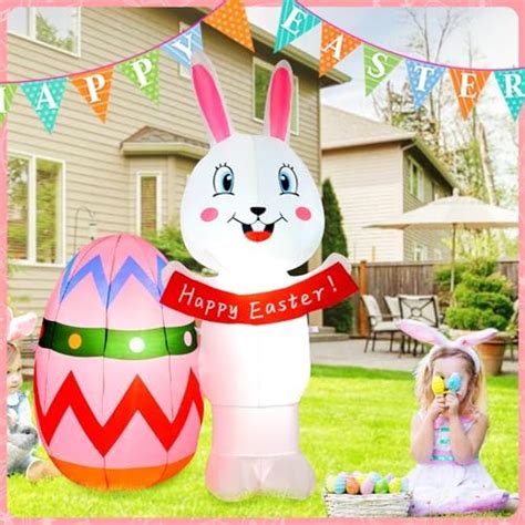 Amazon 5 FT Easter Inflatables Outdoor Decorations Inflatable