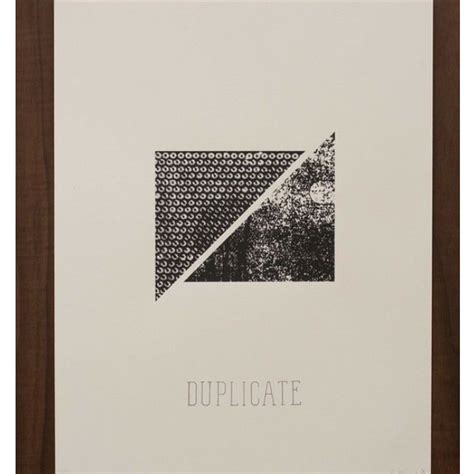 Duplicate | Graphic art, Poster prints, Prints