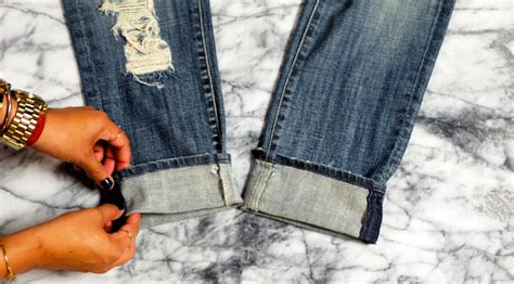 How To Cuff Your Jeans Popsugar Fashion