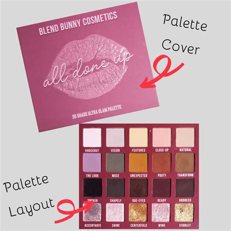 Palette Review And Pictorial • Blend Bunny Cosmetics All Done Up Review