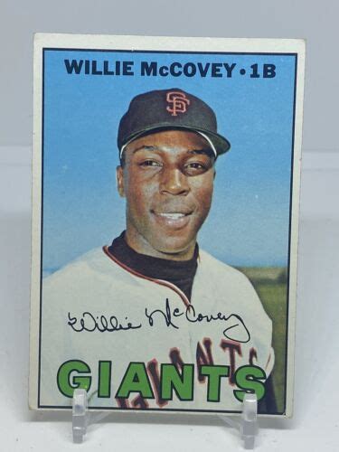 GR 1967 Topps Willie McCovey Free Shipping 480 San Francisco