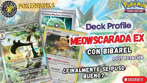 Pokemon Tcg Temporal Forces Meowcarada Ex Pos Rotaci N Deck Profile