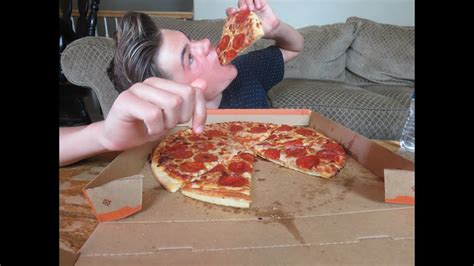 Eating A Whole Entire Pizza Youtube