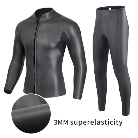 Traje De Neopreno Cr De Mm Para Hombre Traje Superior Con Pegamento