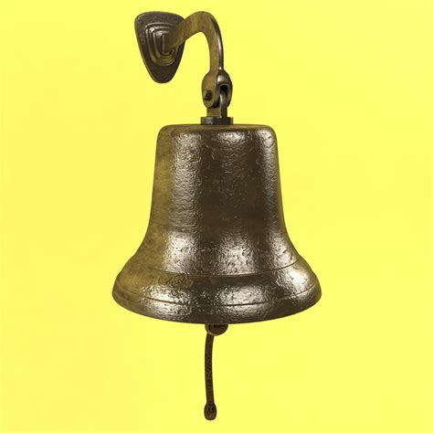 ship bell 3d model