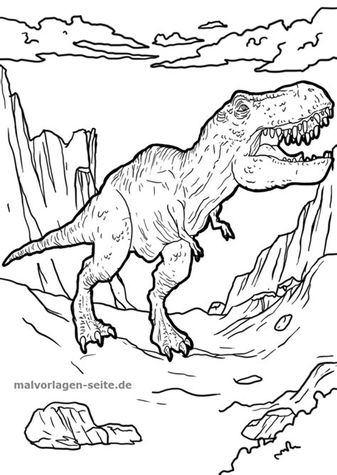 Ausmalbilder Dinosaurier Ausmalbild Kostenlos Herunterladen