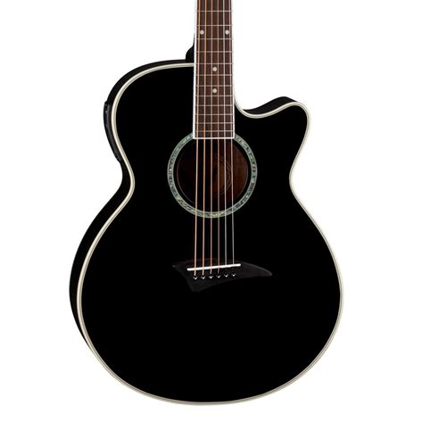 Disc Dean Performer Electric Acoustic Guitar Classic Black Gear4music