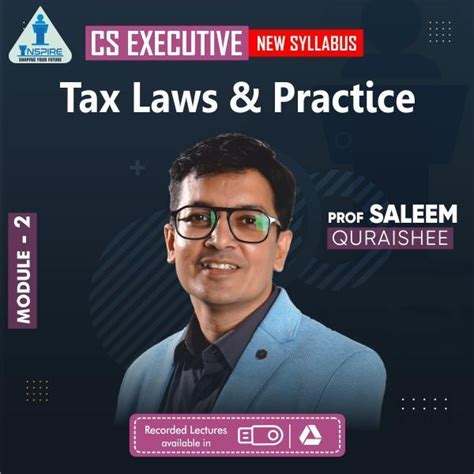 Cs Executive Tax Laws And Practice Tlp New Syllabus Inspire Academy