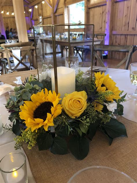 Sunflower Wedding Centerpiece