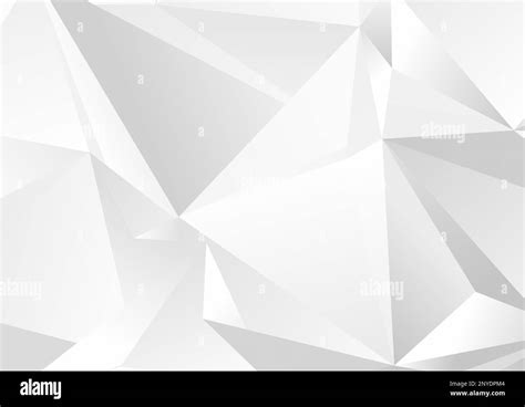 Abstract Background With A Monochrome Low Poly Design Stock Vector