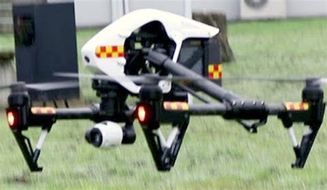 Police Professional Tri Force Road Policing Unit Using Drones To