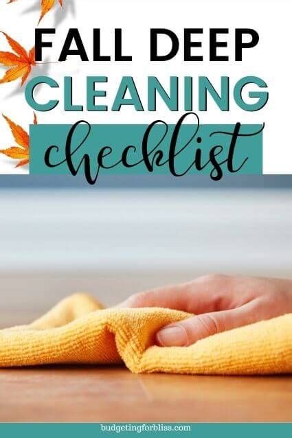 Best Fall Deep Cleaning Checklist Artofit