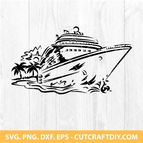 Cruise Ship SVG, Nautical SVG, Summer Trip SVG, Vacation SVG