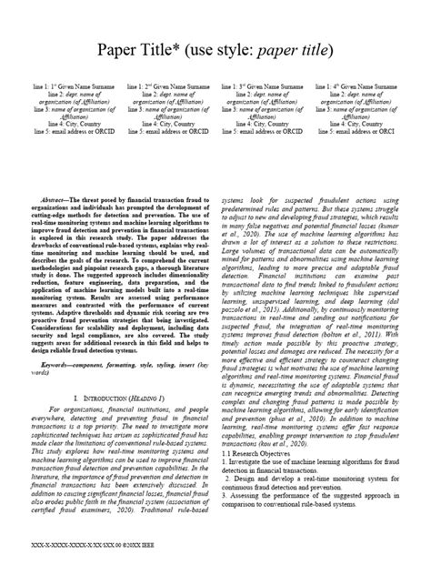 Research Article - Format | Download Free PDF | Deep Learning | Support ...