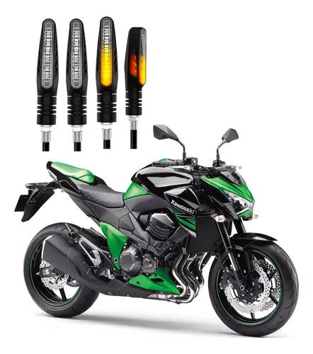 Kit 4 Setas Sequenciais P25b Kawasaki Z 800 2016 2017 Parcelamento