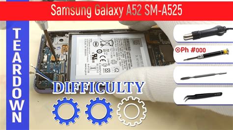 Samsung Galaxy A52 Sm A525 📱 Teardown Take Apart Tutorial Youtube