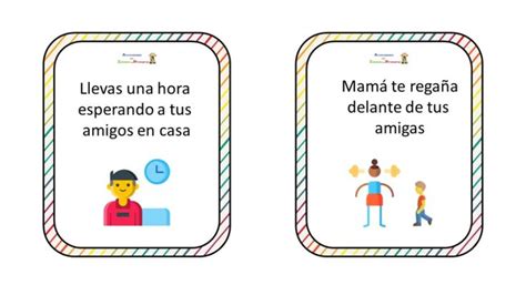 Juego de mímica Expresamos diferentes emociones Nico Ideas para