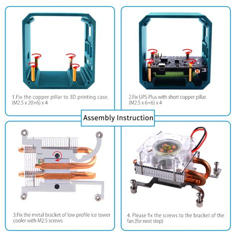 Buy Geeekpi Mini Tower Ups Kit Raspberry Pi Ice Tower Cooler With