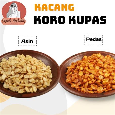 Jual Kacang Koro Balado Pedas Manis Koro Kupas 25g Shopee Indonesia