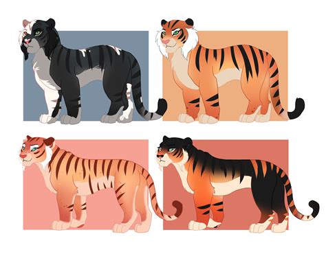 Tlk Tigers Adoptables Closed By Dessxly On Deviantart