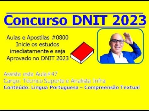 Aula 47 Concurso DNIT 2023 YouTube