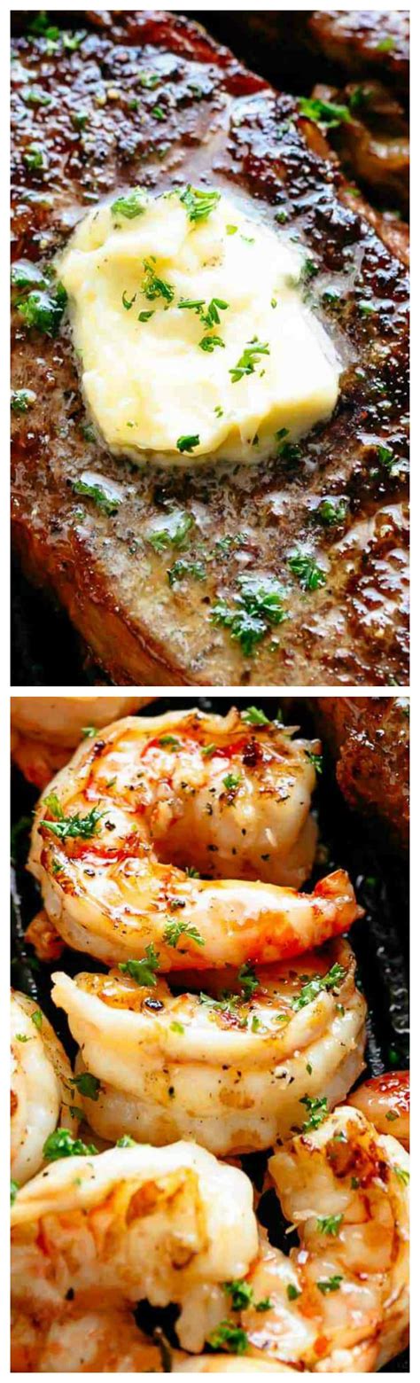 Garlic Butter Grilled Steak Shrimp An Incredible Easy To Make