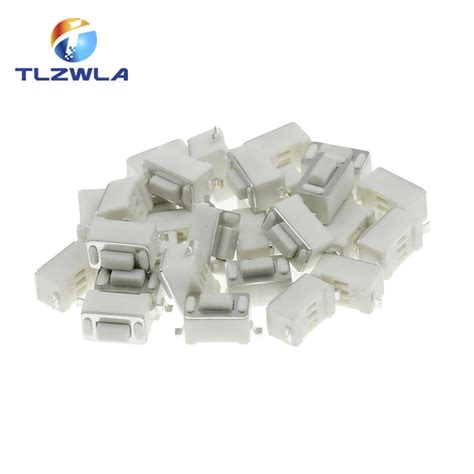 1000 unids lote de 3x6x4 3mm Interruptor táctil SMD de 2 pines Micro