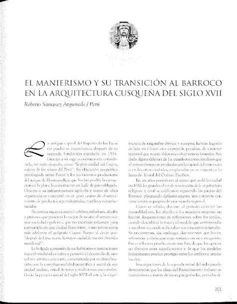 PDF EL MANIERISMO y SU TRANSICIÓN AL BARROCO EN LA ARQ DOKUMEN TIPS