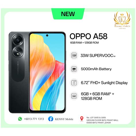 New Oppo A Gb Ram Gb Rom W Supervooc Mah Battery