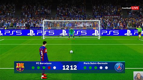 Barcelona Vs Psg Penalty Shootout Uefa Champions League 2324 Ucl Mbappe Vs Barcelona