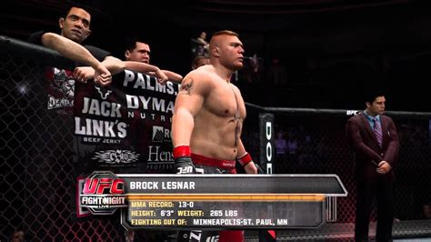 Ufc Undisputed Career Mode W Brock Lesnar Youtube