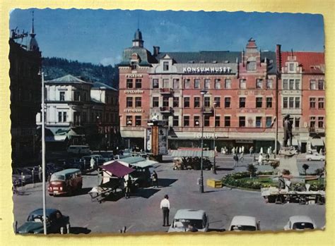 Kort Sundsvall Torget Konsumhuset Oskrivet K P P Tradera