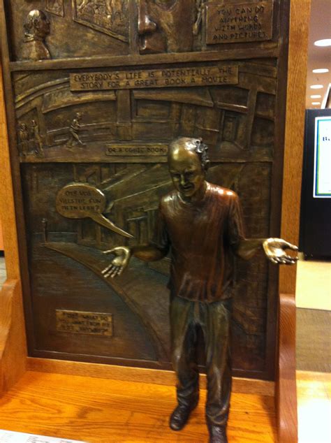 Cleveland Magazine Harvey Pekar Honored With Statue At Local Library