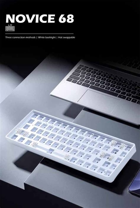 Teamwolf Novice Three Mode Customized Hot Plug Mechanical Keyboard