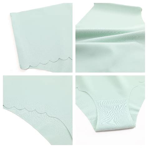 Cutebyte Ice Silk Panties For Women Seamless Lingerie Stretch Underwears Solid Color Briefs