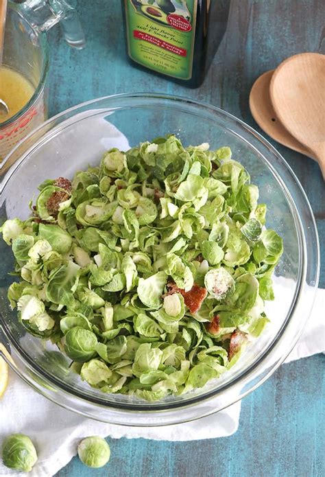 Brussels Sprouts Salad With Bacon And Crispy Shallots [low Carb] Casa De Crews