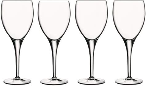 Luigi Bormioli Set Of 4 Michelangelo Masterpiece 1625 Ounce Wine Glasses Amazonca Home