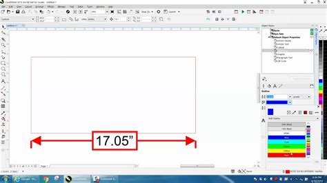 Corel Draw Tips Tricks Dimension Tool Change Color Youtube