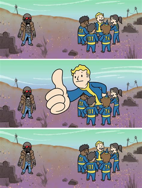 Fallout Thumb Giant Thumb Guy Know Your Meme