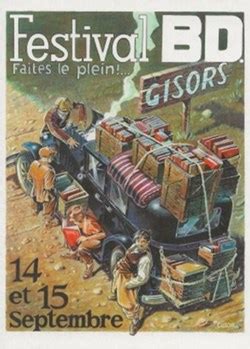 Gisors 27 2002 Cartes Postales Bande dessinée Caractéristique Neuve