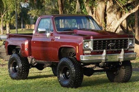 1976 Chevrolet K10 Stepside Scottsdale 4x4 Silverado Restored Short Bed